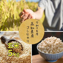 画像をギャラリービューアに読み込む, 【令和7年度産】高知県産　コシヒカリ玄米 5kg　

