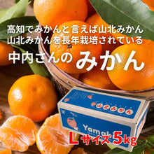 画像をギャラリービューアに読み込む, 中内さんのみかん　【Ｌサイズ・約5ｋｇ】
