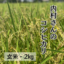 画像をギャラリービューアに読み込む, 内村誠さんのコシヒカリ玄米2㎏

