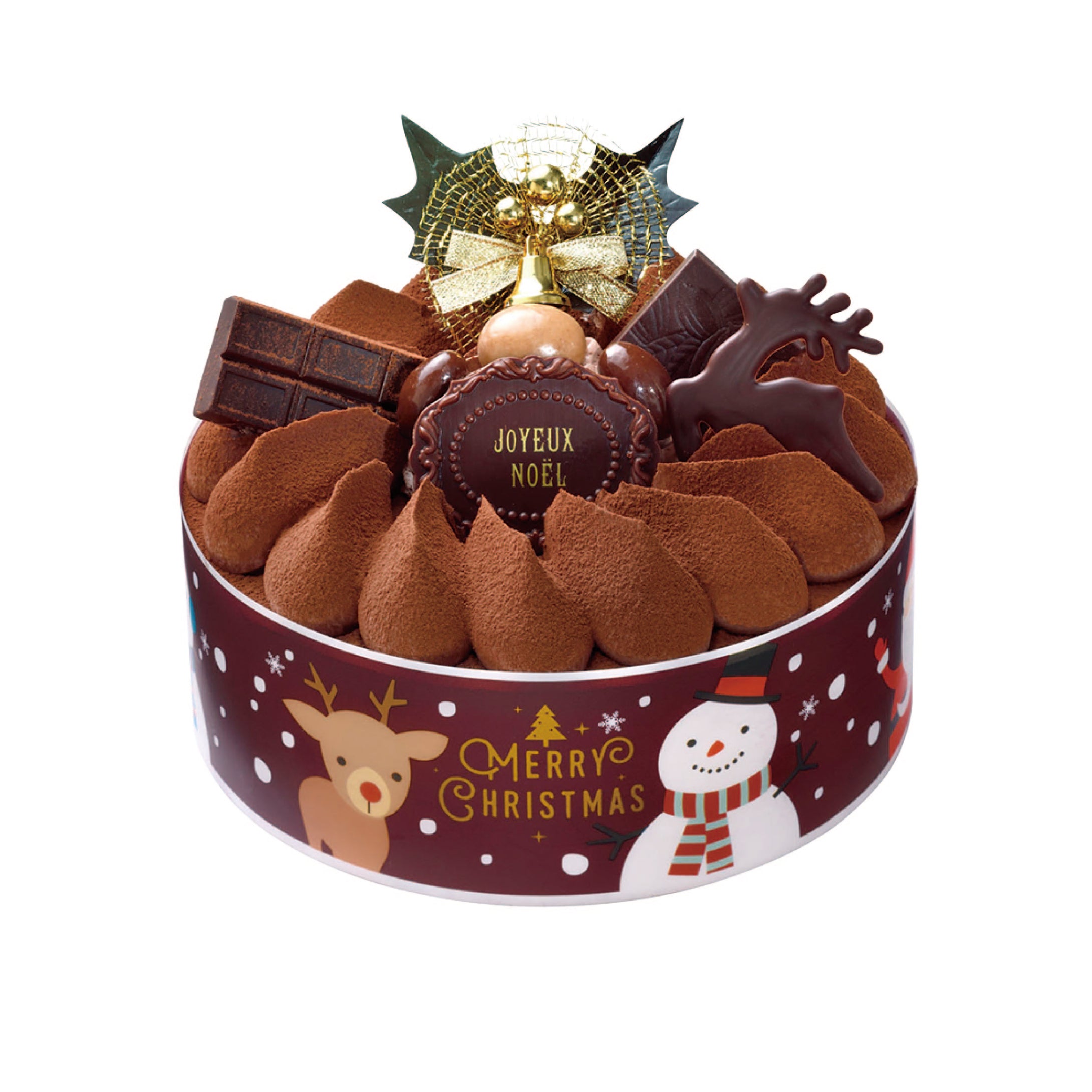 ヤマザキ　 クリスマス生チョコケーキ【５号・直径 15cm】